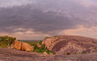 A picture of Enchanted Rock, one of the most popular Fredericksburg attractions